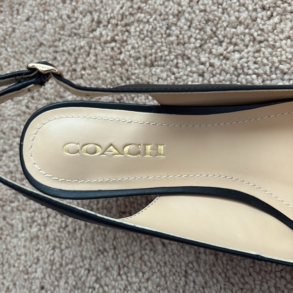Coach Kitten Heel Slingbacks - Picture 8 of 9